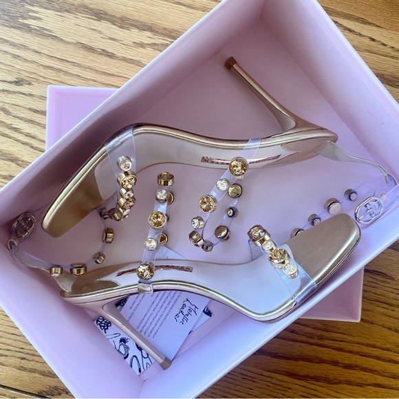 Sophia Webster Rosalind 100mm gem-embellished sandals Size 9 NWB - Picture 9 of 9